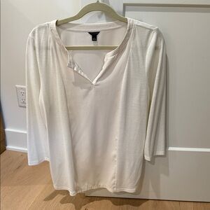 Ann Taylor Cream Blouse